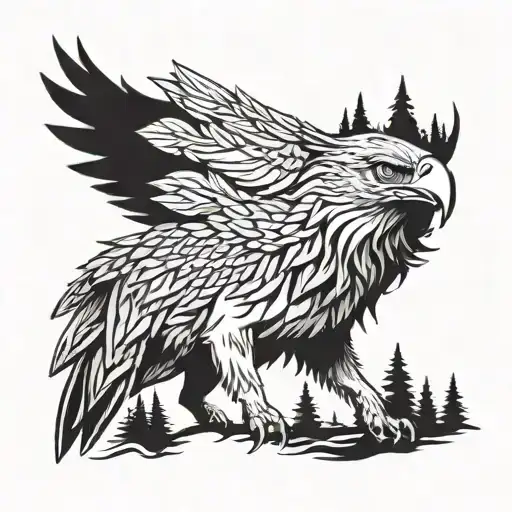 Eagle Swamp Dear And Wolf Head