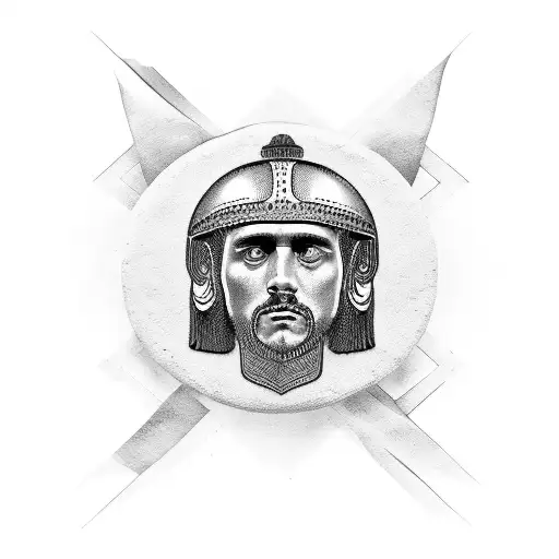 Full Body Roman Soldier