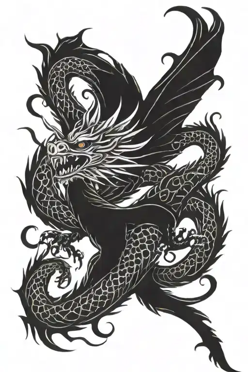 Dragon Flying Indian Men