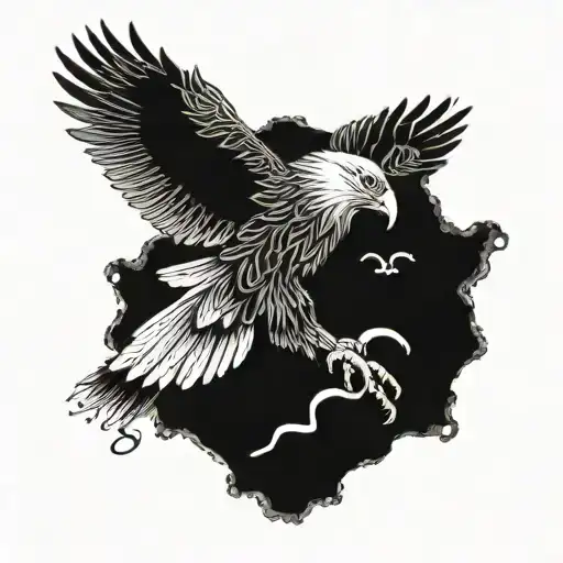 The Eagle Is Banding And Alone