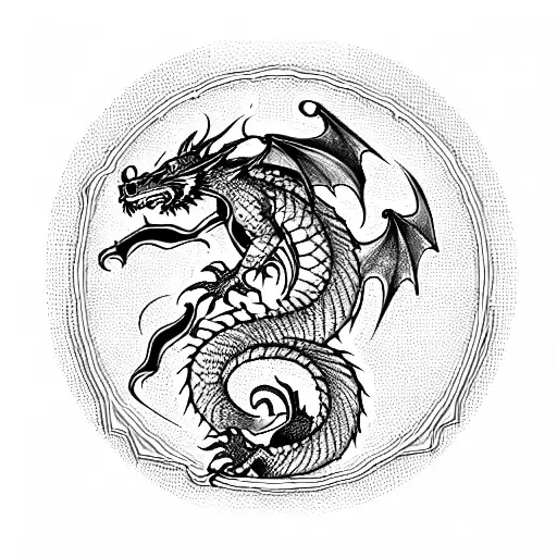 Dragon On The Neck