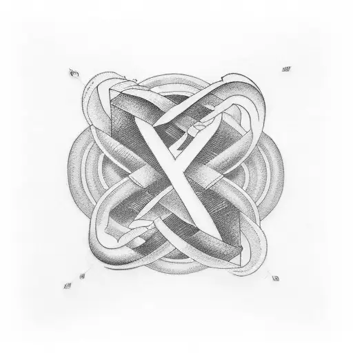 Infinity Symbol With Word ''Family'' Inside