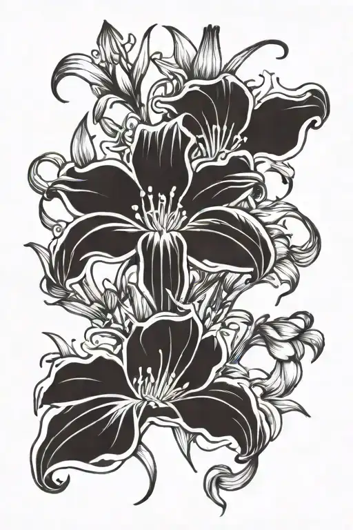 Lycoris Radiata Flowers Joker Card