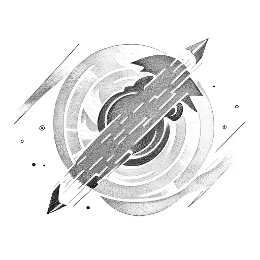 Jupiter's Storm With Sagittarius Sign