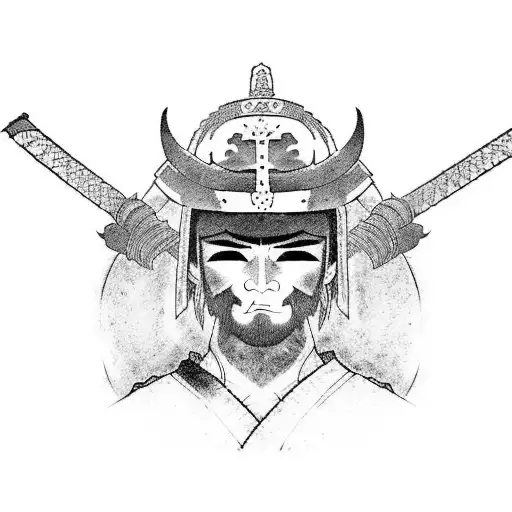 A Samurai Warrior Battling A Mythical Creature In A Video Game