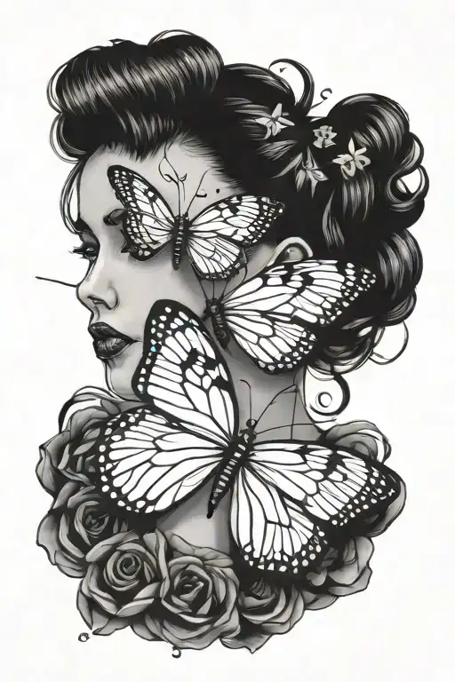 Woman Butterfly Adhd