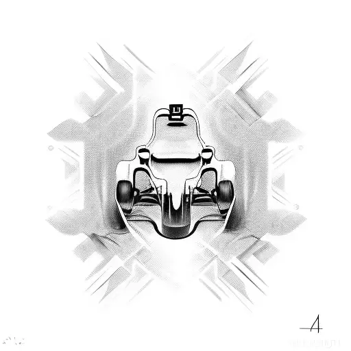 Formula One Car 2011Without Brands Light Turned Frontview