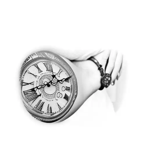 A Clock On A Person's Arm