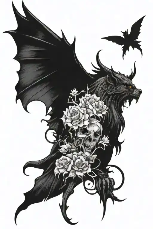 Dark Fantasy Themed Tattoo Dark Themes