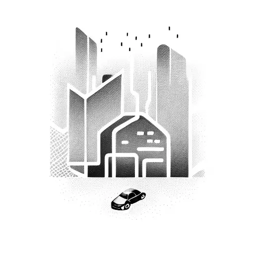 A Sleek Black Car Speeding Through The City At Night With Money Flying Out Of The Windows