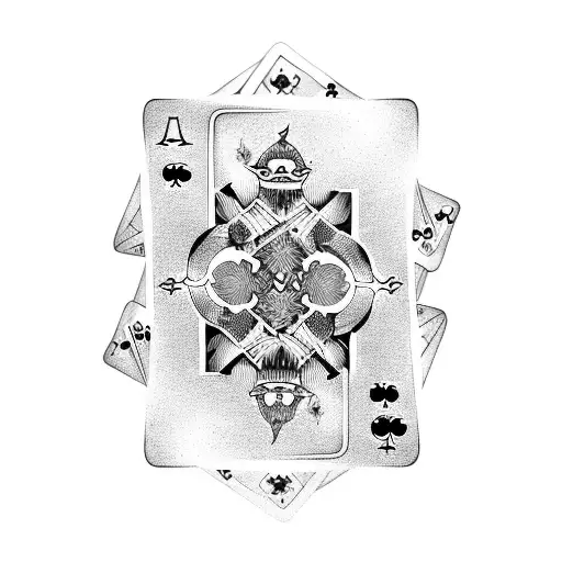 Dice And Cards Of Aces