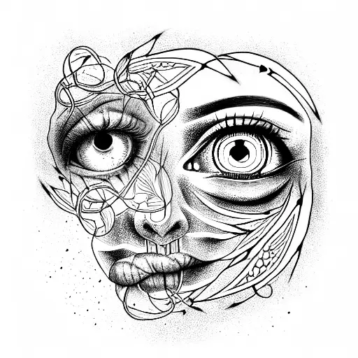 Lots Of Creepy And Nasty Eyes Stuck Together Without A Head