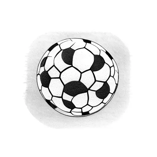 Soccer Ball With Music Notes