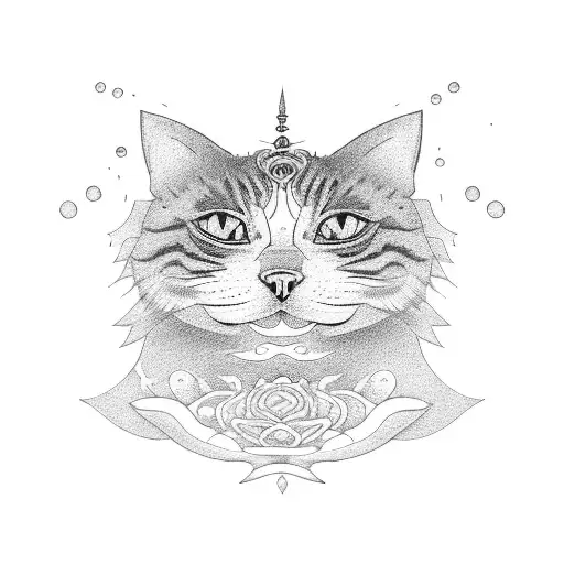 Ying A Fish And Yang A Cat