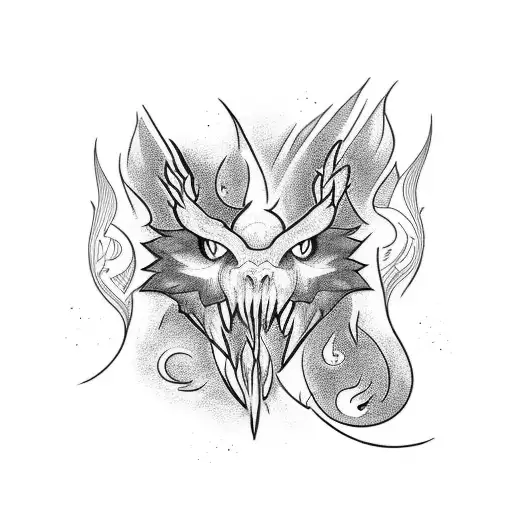 Phoennix Half Sleeve With Fire And Celestial Elements