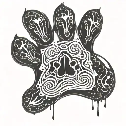 Cat Paw In A Sigilism