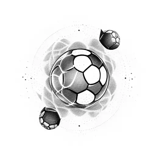 A Movie Reel With Football Scenes And Leo Messi's Silhouette