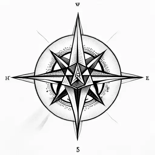 Illuminati Consisting A Compass Arm Band With Geometric Patterns