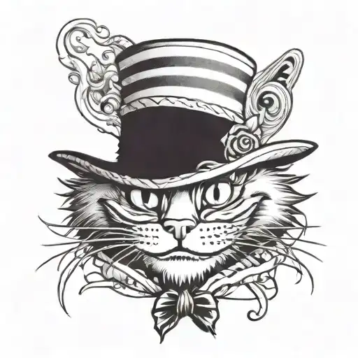 Cheshire Cat And Mad Hatter