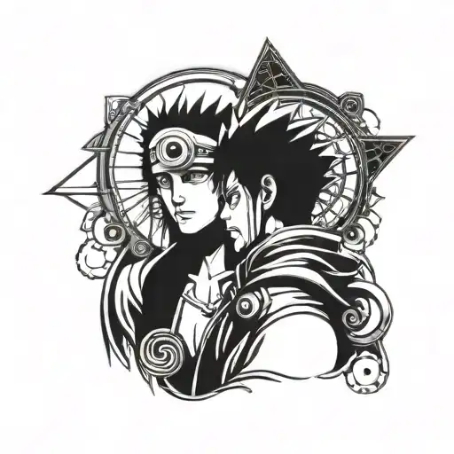 Obito And Rin Lover's Tarot Card
