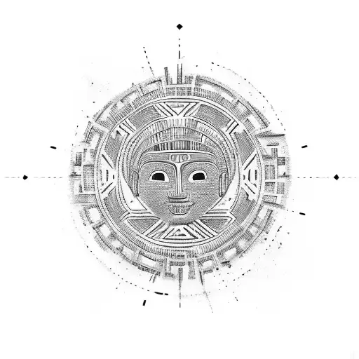 Hieroglyphs Taino Tribe Native