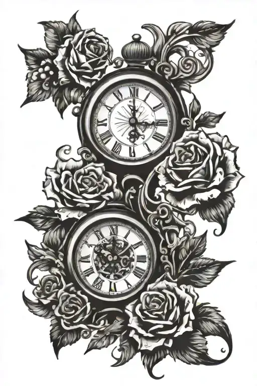 Twin Sons Clock Melting