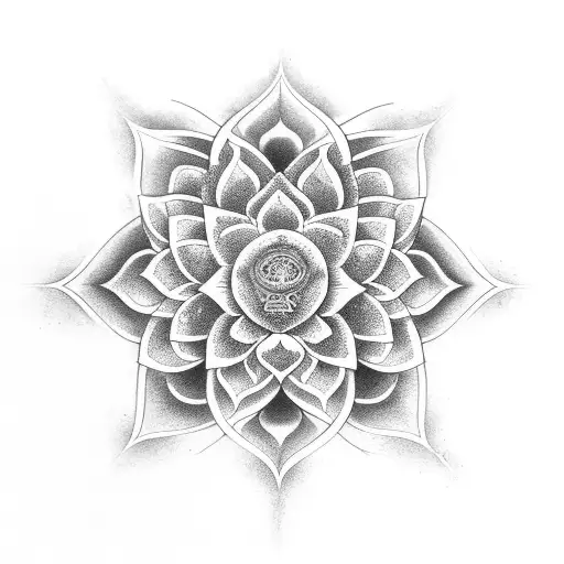 Merging Lotus With A Celestial Theme