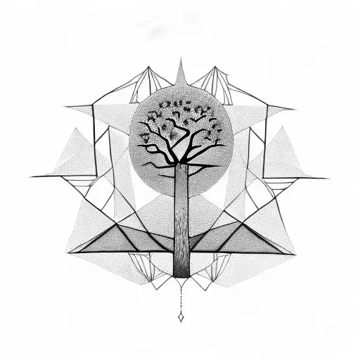 Geometric Tree Of Life With A Twist