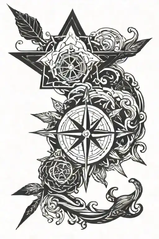 Kakodda Trail And Compass Rose Intertwined