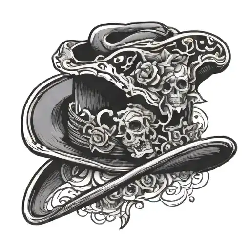 Undead Cowboy Hat On Top