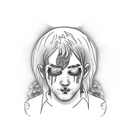 Lil Peep's Iconic Crying Angel