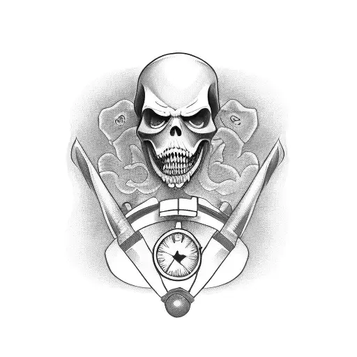 Grim Reaper With Stopwatch