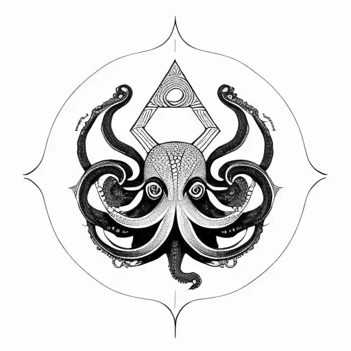 Illuminati Octopus Life Circle Sleeve