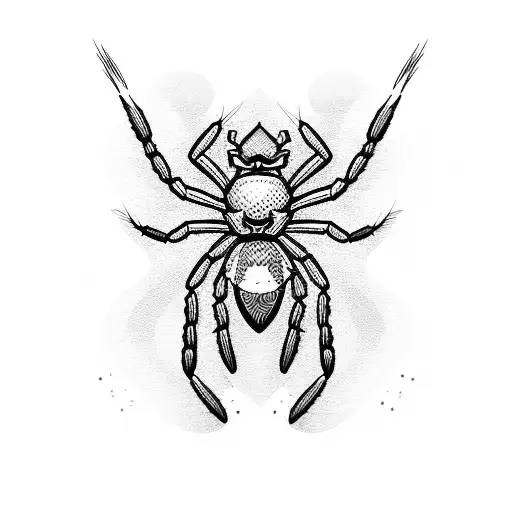 A Spider Playing A Guitar