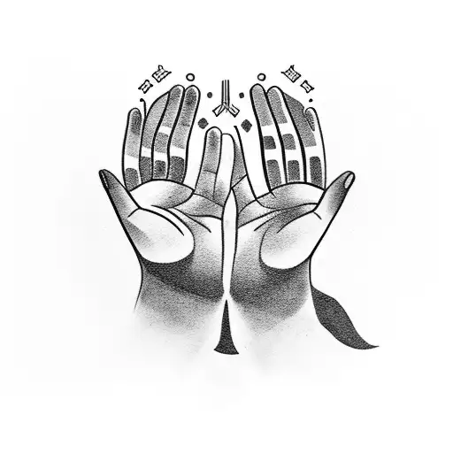 Dad And 2 Daughters Hands On