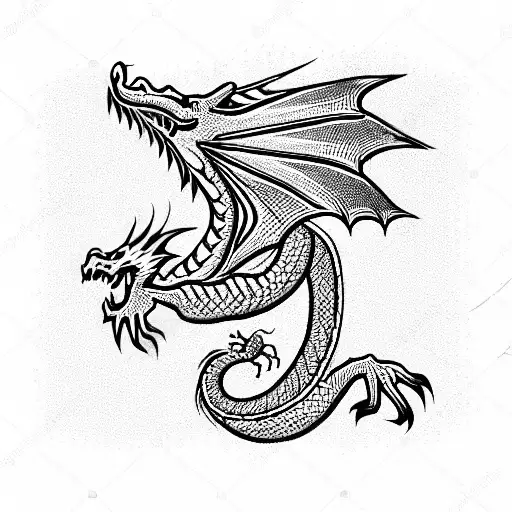 Dragon On The Neck