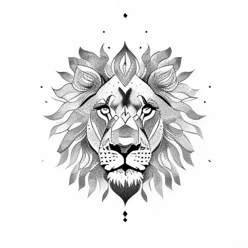 Lion Mandala