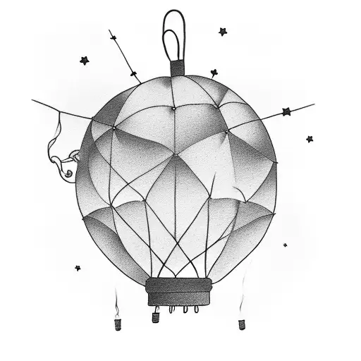 Heaven Lantern Balloons Girls Baby