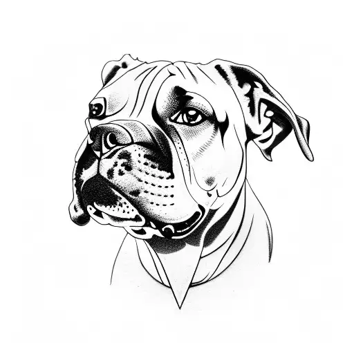 Dog American Bulldog