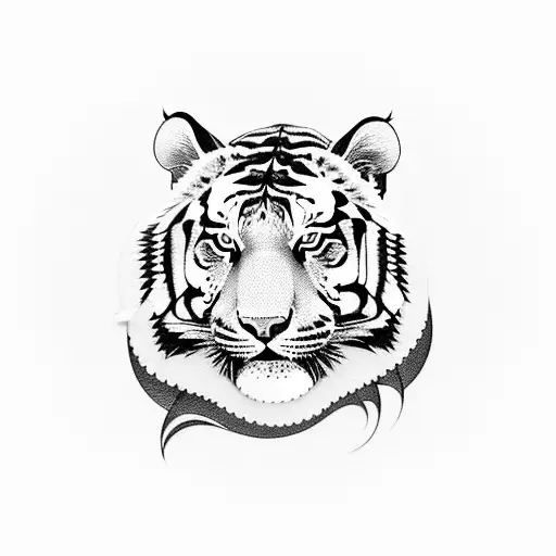 Proud Tiger Standing