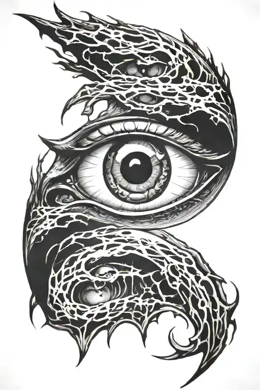 Scary Eyeball Demonic