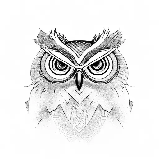 Geek-inspired Owl
