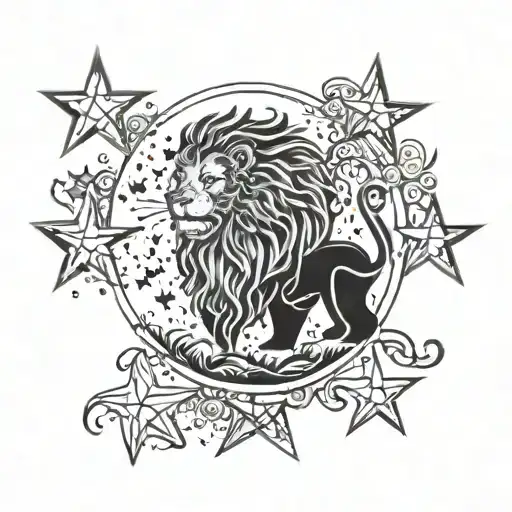Moon Lion Stars