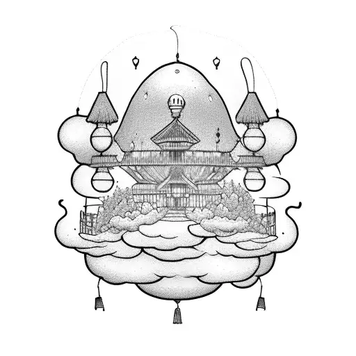 Heaven's Gate Lantern Balloons Girls Baby