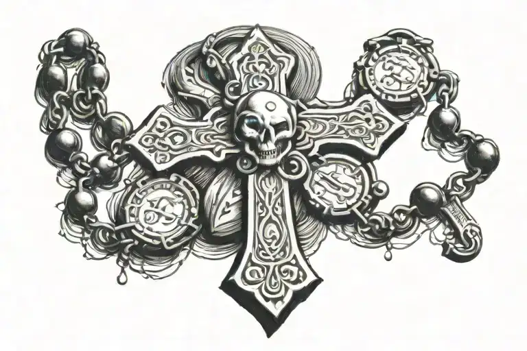 You Keep Me Safe With Rosary Around It