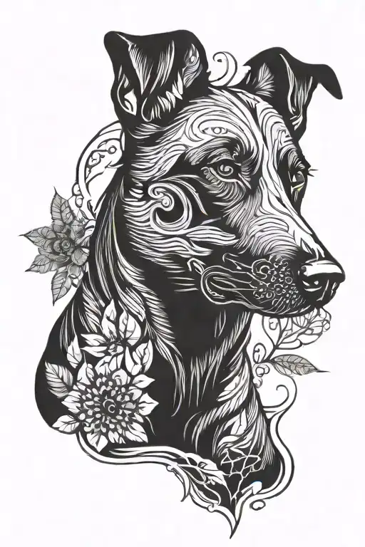 Dog With Nature Background