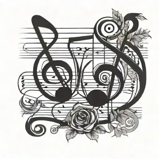 Creative Musical Note Couple Goal