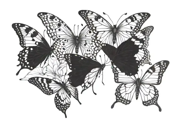 Background Butterflies