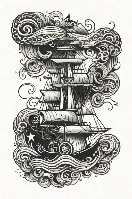 Nautical Arm Sleeve