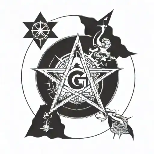 7 Hermetic Principles With Square And Compass Incorporated